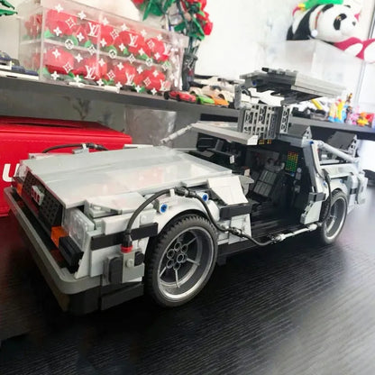 JieStar MOC Building Block Set: DeLorean DMC-12 Return To The Future Car, Model 92004