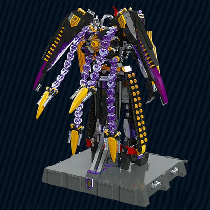 JieStar MOC Building Block Set: Endless Dawn Calamity Knight Mecha Rider, Model JS67010