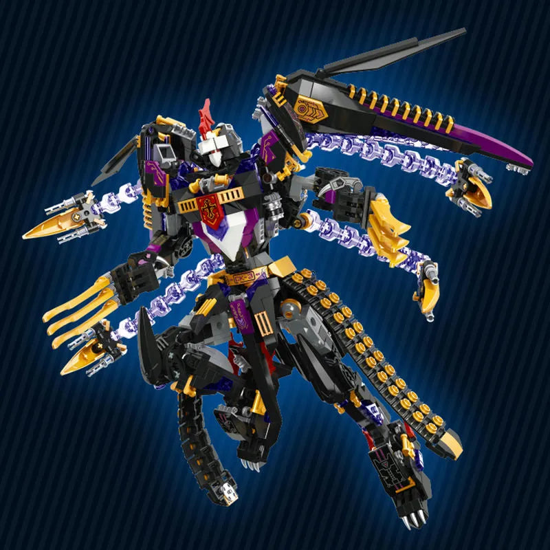JieStar MOC Building Block Set: Endless Dawn Calamity Knight Mecha Rider, Model JS67010
