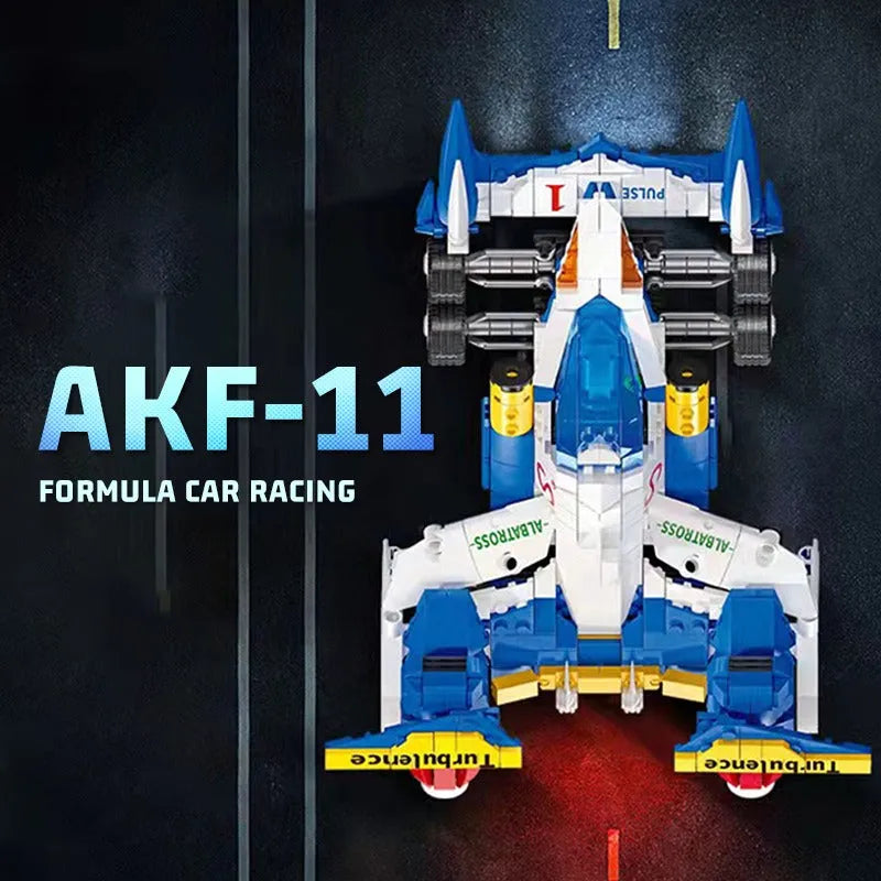 JieStar MOC Building Block Set: AKF-11 Concept F1 Racing Car 92003