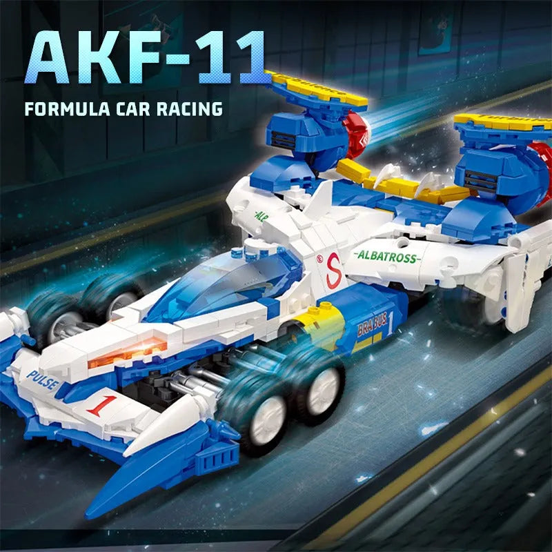 JieStar MOC Building Block Set: AKF-11 Concept F1 Racing Car 92003