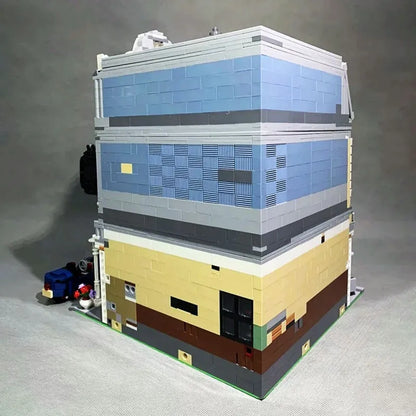 JieStar MOC Building Block Set: Corner Jazz Cafe 89100