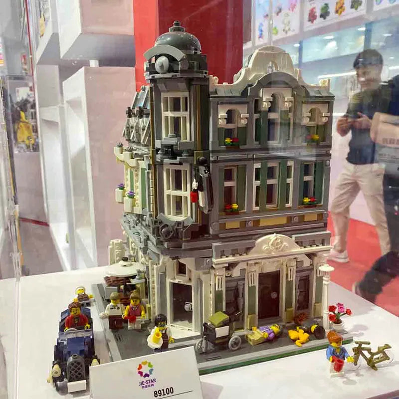 JieStar MOC Building Block Set: Corner Jazz Cafe 89100