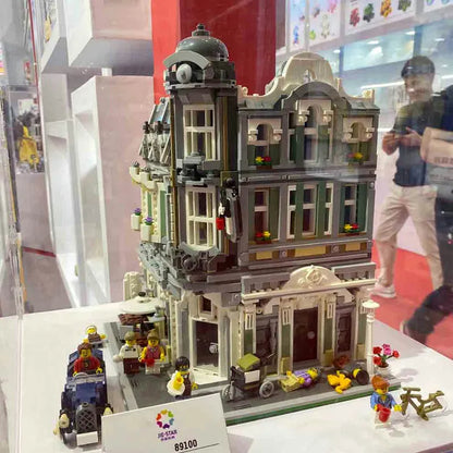 JieStar MOC Building Block Set: Corner Jazz Cafe 89100