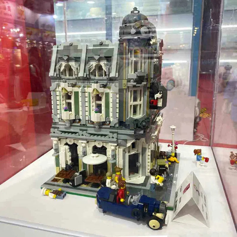 JieStar MOC Building Block Set: Corner Jazz Cafe 89100