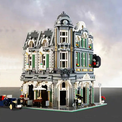 JieStar MOC Building Block Set: Corner Jazz Cafe 89100