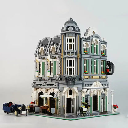 JieStar MOC Building Block Set: Corner Jazz Cafe 89100
