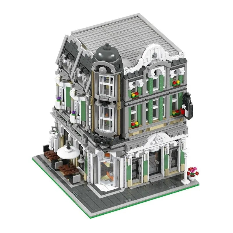 JieStar MOC Building Block Set: Corner Jazz Cafe 89100