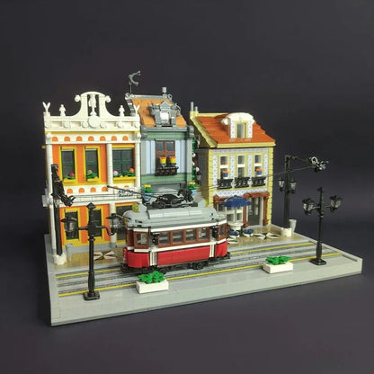 JieStar MOC Building Block Set: Lisbon Tram Station 89132