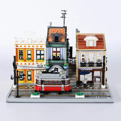 JieStar MOC Building Block Set: Lisbon Tram Station 89132