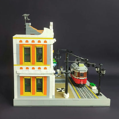 JieStar MOC Building Block Set: Lisbon Tram Station 89132