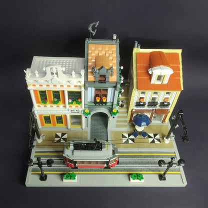 JieStar MOC Building Block Set: Lisbon Tram Station 89132