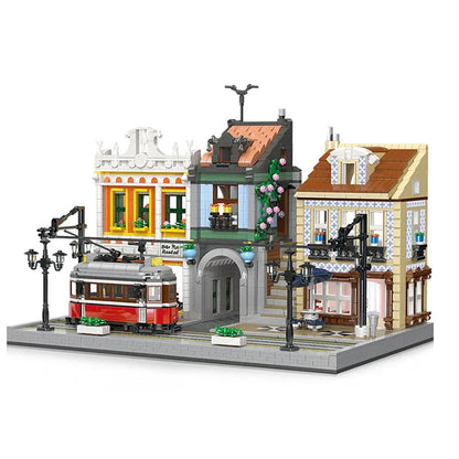 JieStar MOC Building Block Set: Lisbon Tram Station 89132