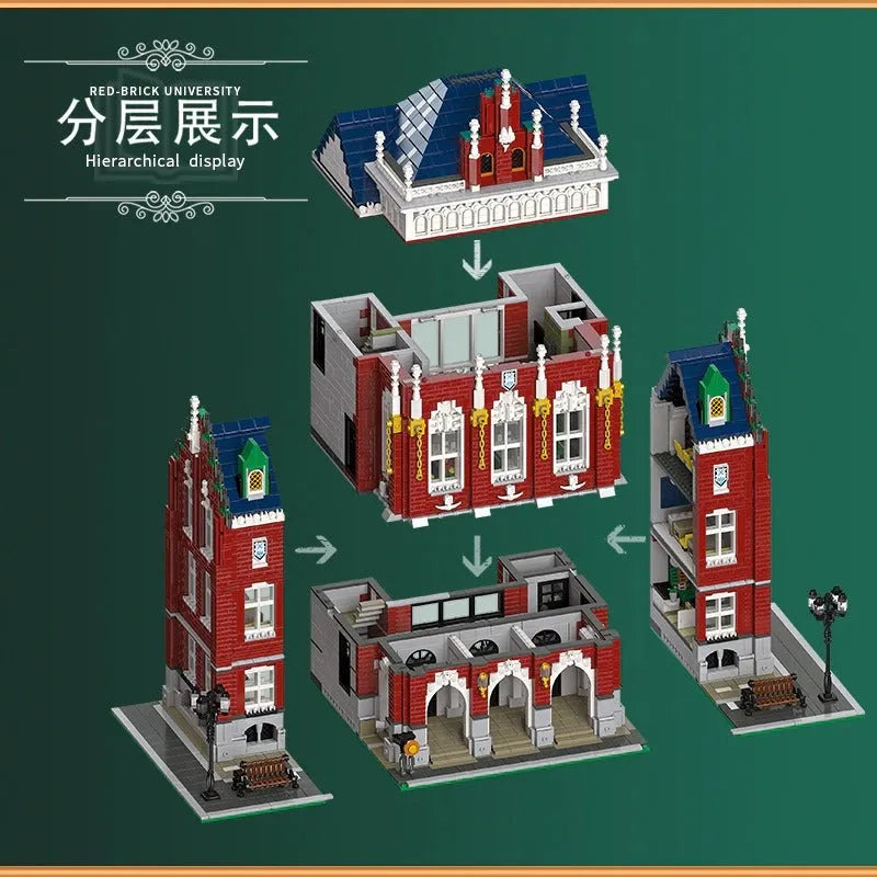 JieStar MOC Building Block Set: University 89123