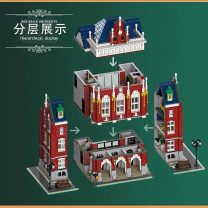 JieStar MOC Building Block Set: University 89123