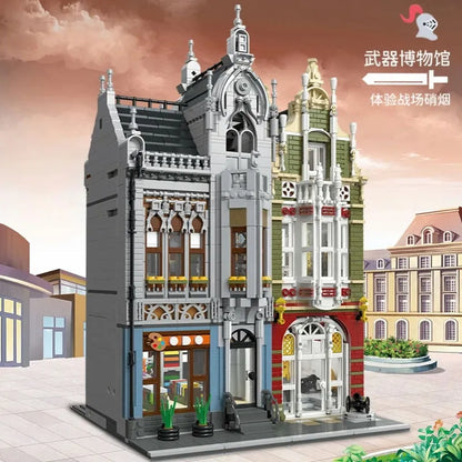 JieStar MOC Building Block Set: Weapon Museum Shop, Model 89125