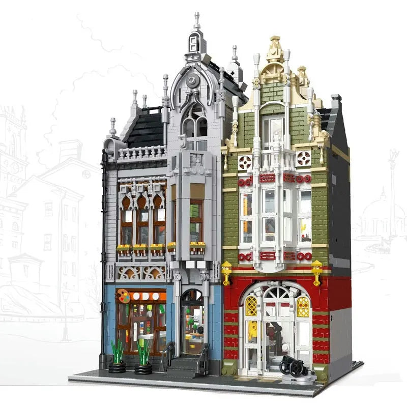 JieStar MOC Building Block Set: Weapon Museum Shop, Model 89125