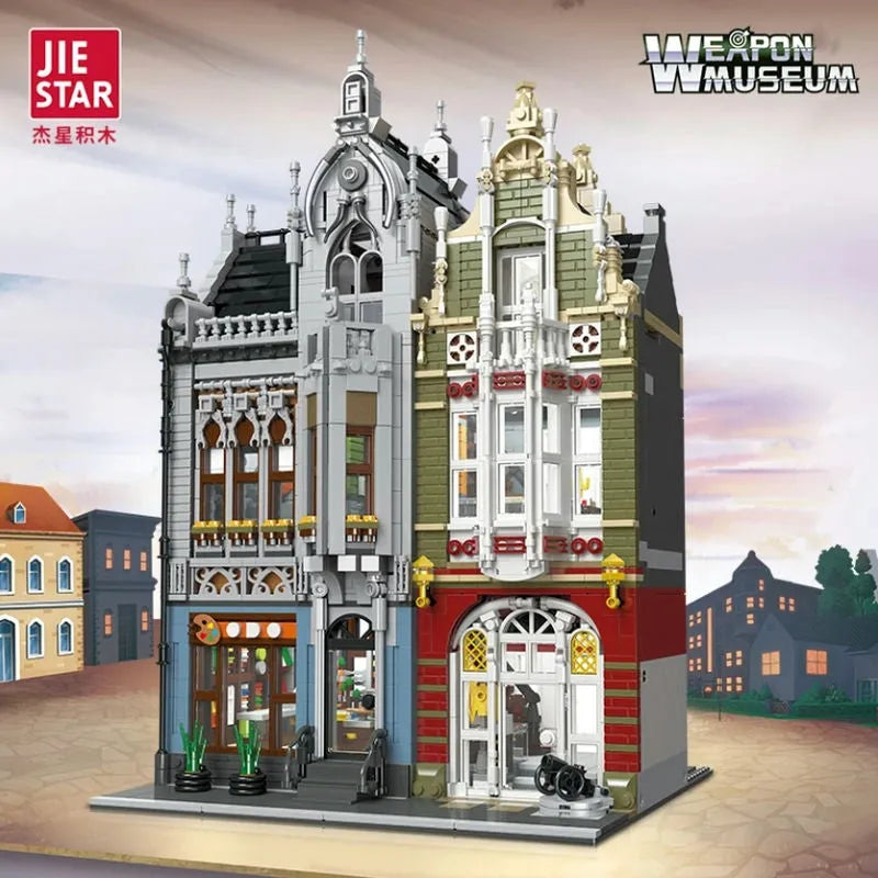 JieStar MOC Building Block Set: Weapon Museum Shop, Model 89125