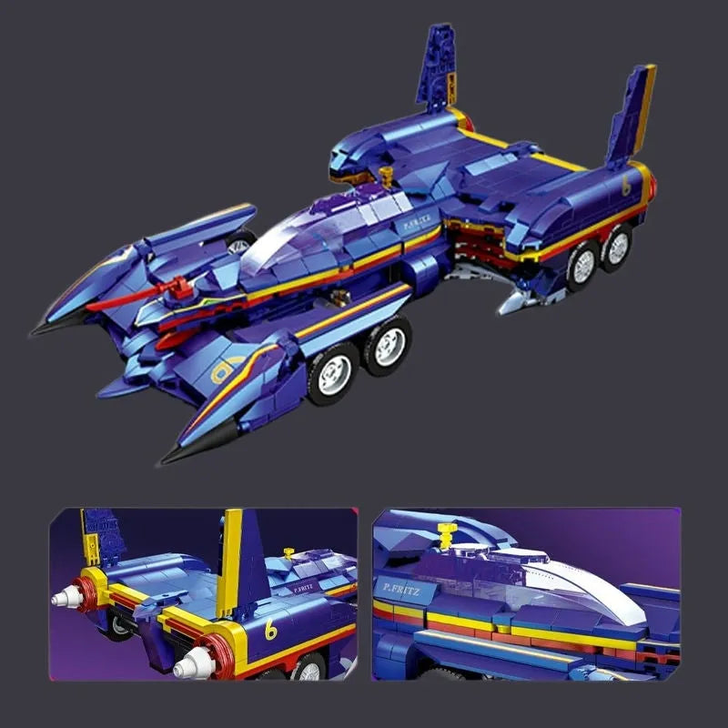 JieStar MOC Building Block Set: Formula NP1 Racing Car 92030