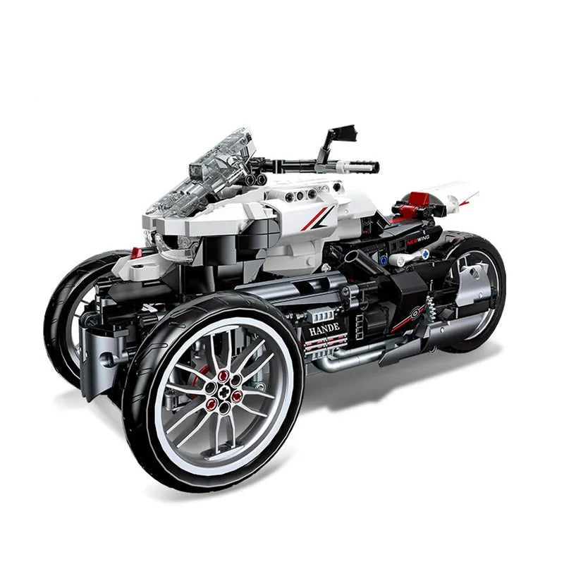 JieStar MOC Building Block Set: Honda Neo Wing Bike RC Motorcycle 91024