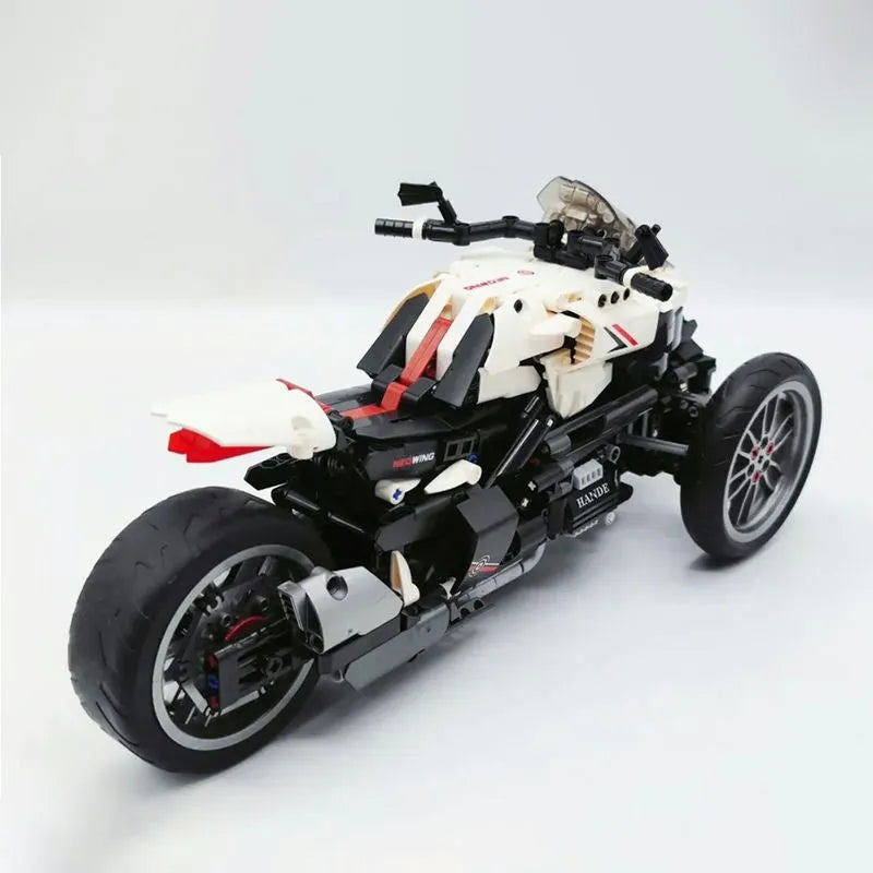 JieStar MOC Building Block Set: Honda Neo Wing Bike RC Motorcycle 91024
