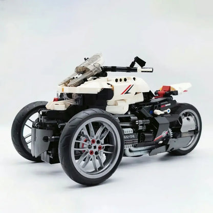 JieStar MOC Building Block Set: Honda Neo Wing Bike RC Motorcycle 91024