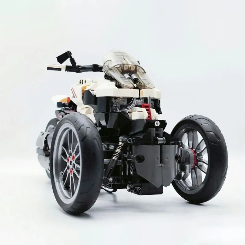 JieStar MOC Building Block Set: Honda Neo Wing Bike RC Motorcycle 91024