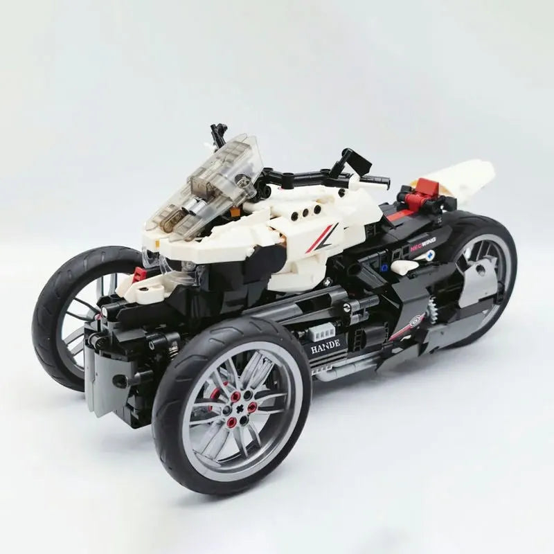 JieStar MOC Building Block Set: Honda Neo Wing Bike RC Motorcycle 91024