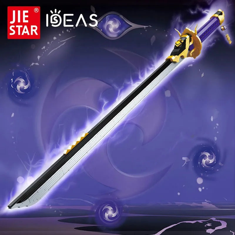 JieStar MOC Building Block Set: Idea Movie Games Amenoma Kageuchi Knife, Model 92031