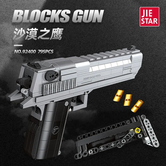JieStar MOC Building Block Set: Desert Eagle Pistol Gun 92400