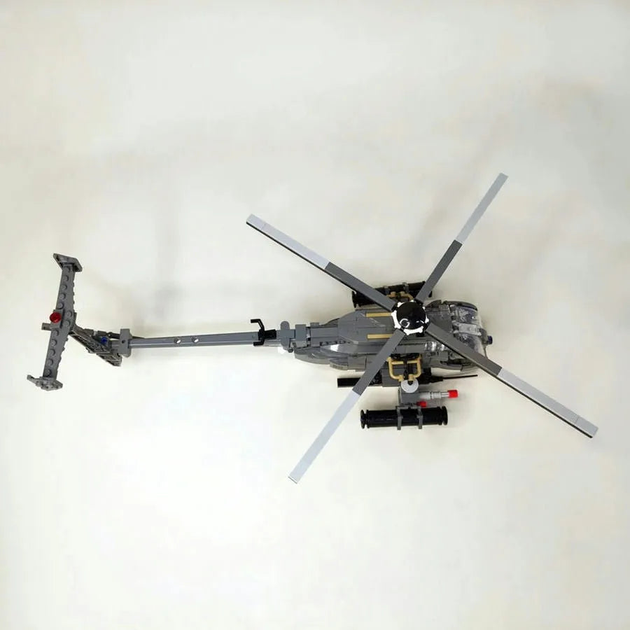 JieStar MOC Building Block Set: Rocket Attack Bird Helicopter, Model 61043