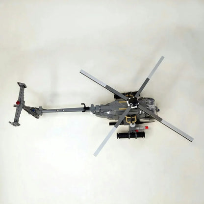 JieStar MOC Building Block Set: Rocket Attack Bird Helicopter, Model 61043