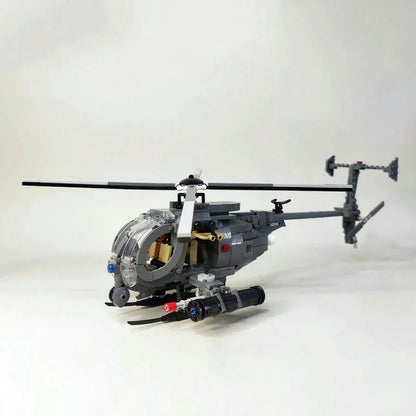 JieStar MOC Building Block Set: Rocket Attack Bird Helicopter, Model 61043