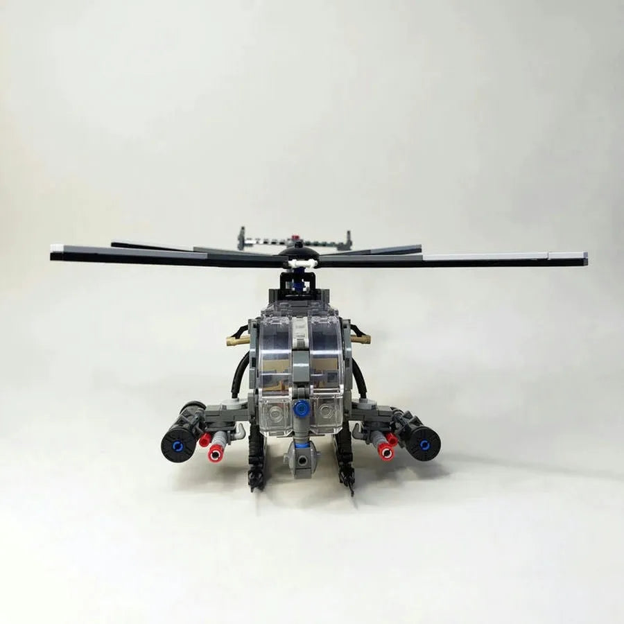 JieStar MOC Building Block Set: Rocket Attack Bird Helicopter, Model 61043