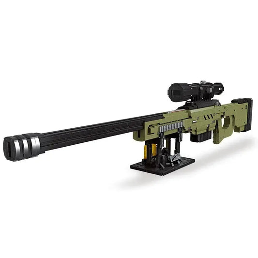 JieStar MOC Building Block Set: Super AWP Sniper Rifle Gun 58022, Model JS58022