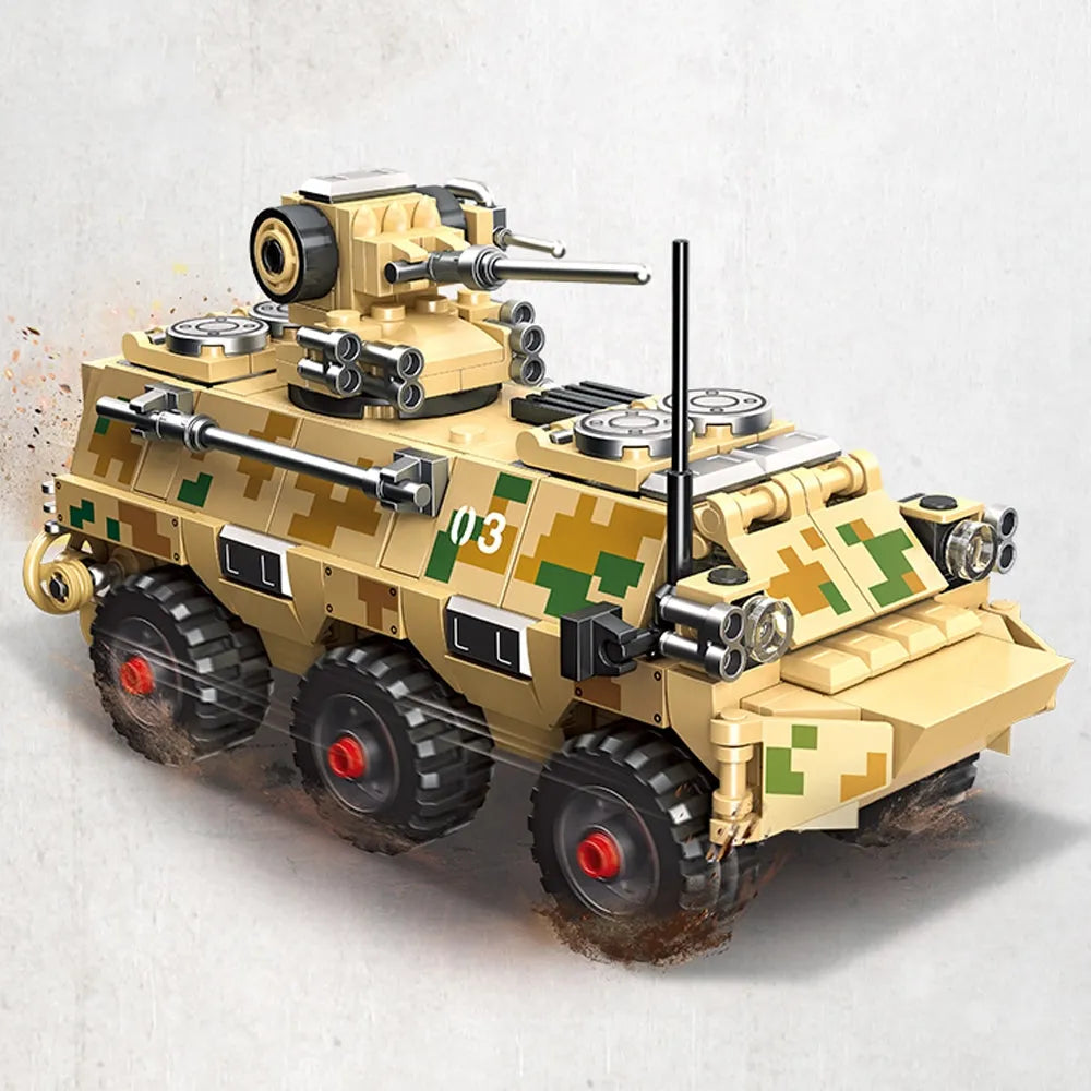 JieStar MOC Building Block Set: Type 92 Infantry Fighting Vehicle, Model 61060