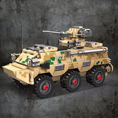 JieStar MOC Building Block Set: Type 92 Infantry Fighting Vehicle, Model 61060