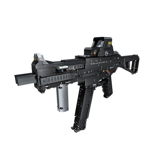 JieStar MOC Building Block Set: UMP45 SMG Gun Assault Rifle, Model 92401