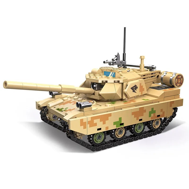JieStar MOC Building Block Set: WW2 Type 15 Light Tank 61059, Model JS61059