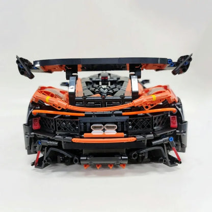 JieStar MOC Building Block Set: RC Motorized P1 Hypercar Super Racing Car 91104, Model 91104PF