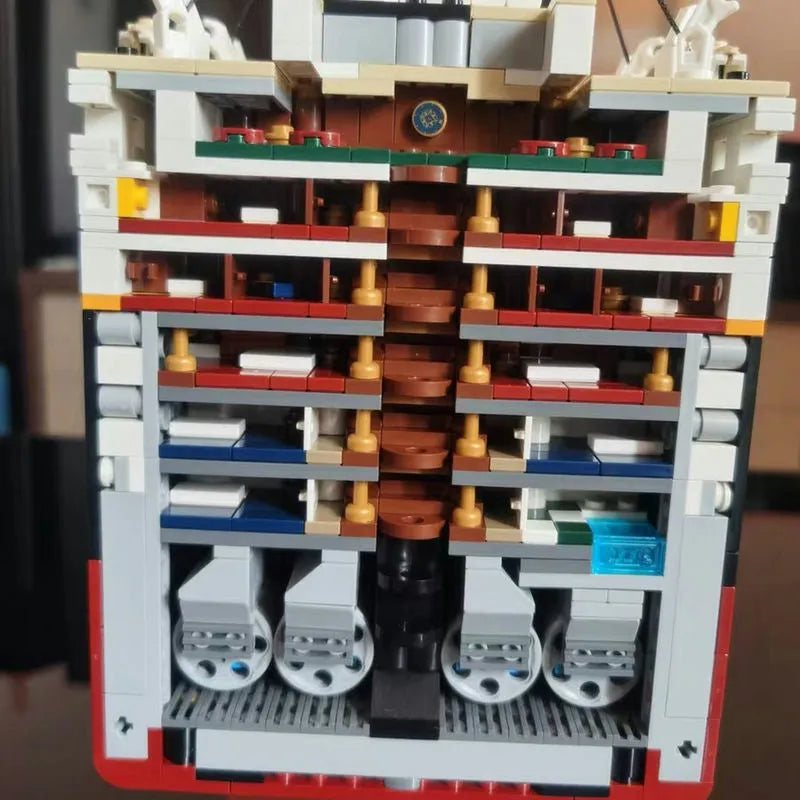JieStar MOC Building Block Set: RMS Titanic Steam Ship Boat 99023