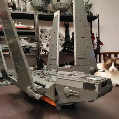 JieStar MOC Building Block Set: Star Wars Rogue MOC Cargo Shuttle Space Ship