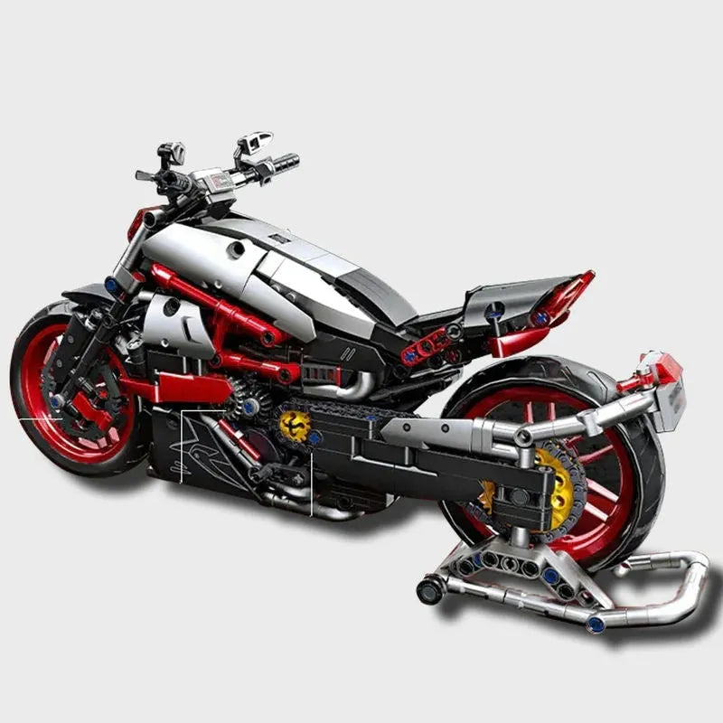 JieStar MOC Building Block Set: Super Speed 1260S Racing Motorcycle, Model JS91021