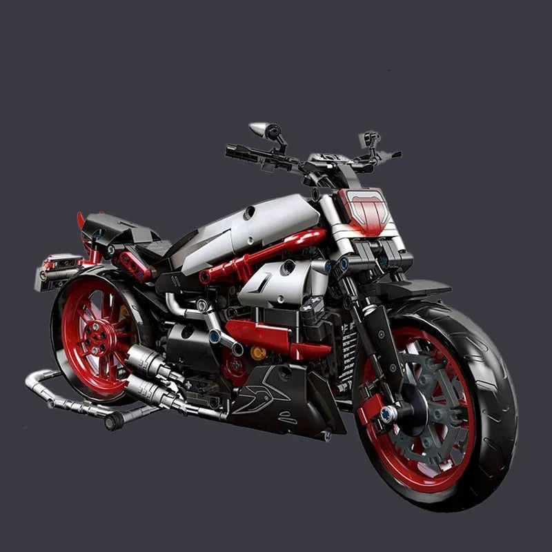 JieStar MOC Building Block Set: Super Speed 1260S Racing Motorcycle, Model JS91021