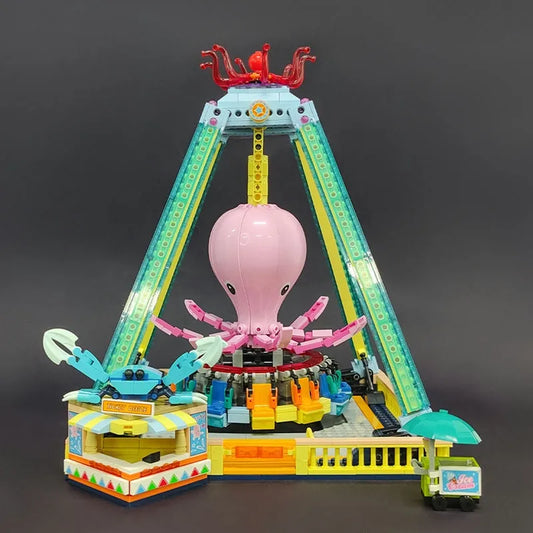 JieStar MOC Building Block Set: Underwater Octopus Tornado 37402