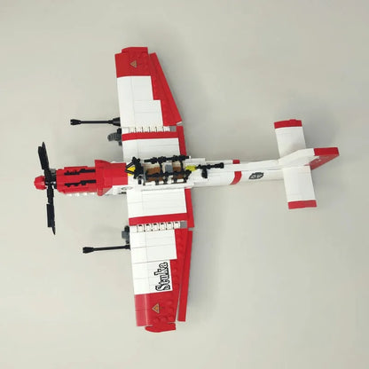 JieStar MOC Building Block Set: WW2 Bomber Stuka Aircraft, Model 61045