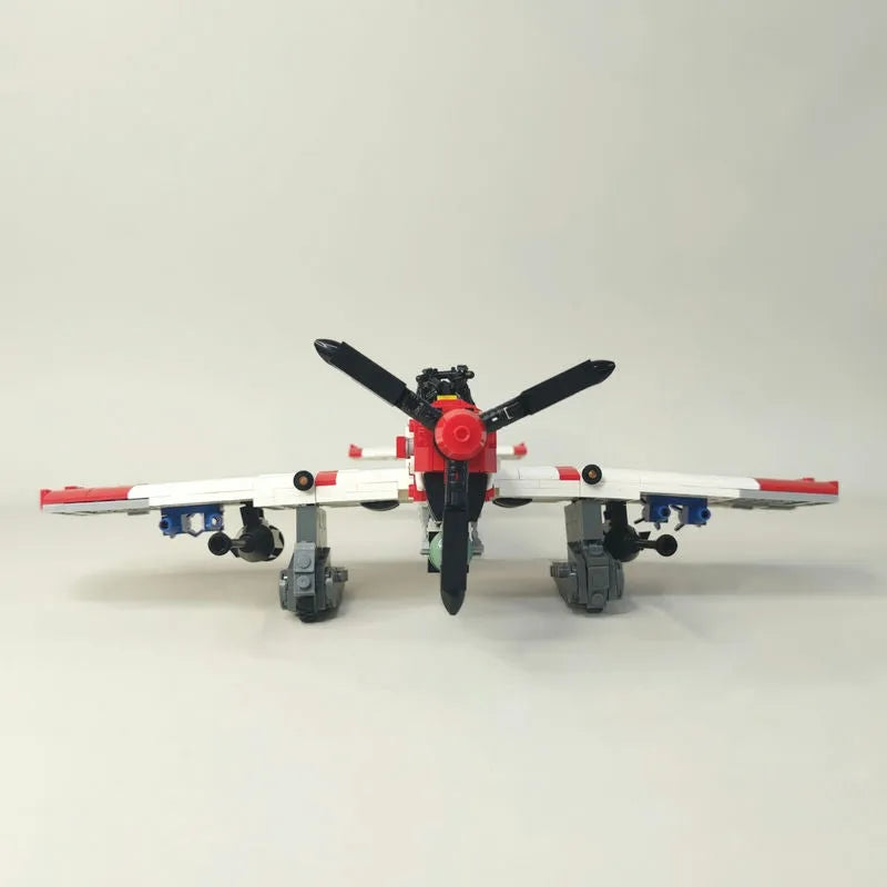 JieStar MOC Building Block Set: WW2 Bomber Stuka Aircraft, Model 61045