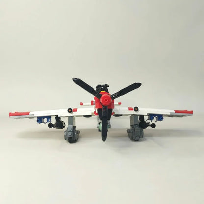 JieStar MOC Building Block Set: WW2 Bomber Stuka Aircraft, Model 61045