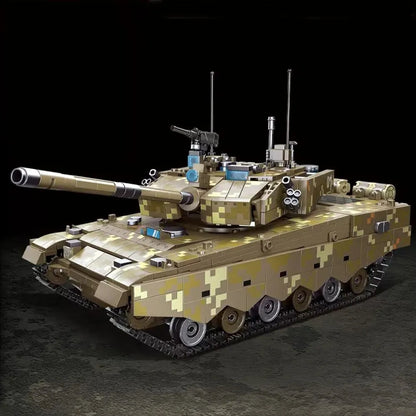 JieStar MOC Building Block Set: ZTZ 99A Main Battle Tank, Model 61038
