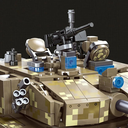JieStar MOC Building Block Set: ZTZ 99A Main Battle Tank, Model 61038